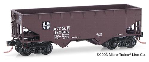 AT&SF - Hopper, Twin-Bay - Micro-Trains 55010